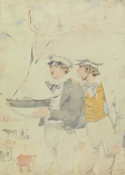 Juvenile Members of the Yacht Club av Richard Dadd