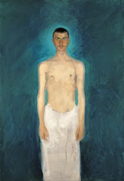 Semi-Nude Self-Portrait av Richard Gerstl