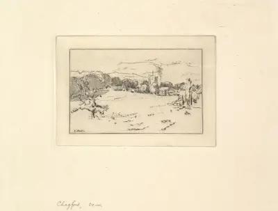 Chagford (The Small Plate) av Walter Richard Sickert