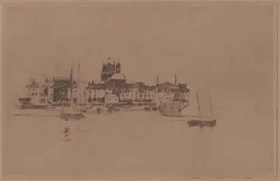 Hamnen i Dieppe av Walter Richard Sickert