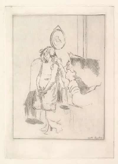 Kläder för kyrkan av Walter Richard Sickert