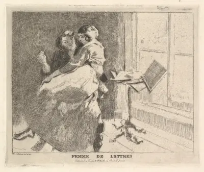 Femme de Lettres av Walter Richard Sickert
