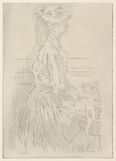 Kitty K., Red Lion Square (The Large Plate) av Walter Richard Sickert
