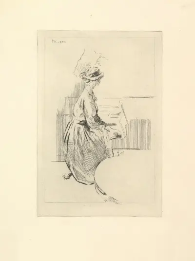 Kitty K. (The Small Plate) av Walter Richard Sickert