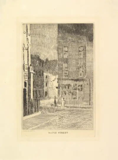 Maple Street av Walter Richard Sickert