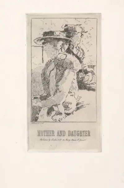 Mor och dotter av Walter Richard Sickert
