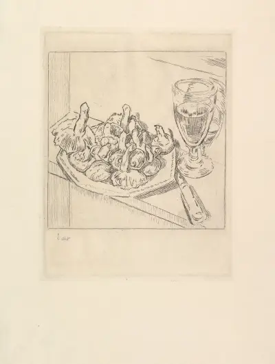 Mushrooms (The Small Plate) av Walter Richard Sickert