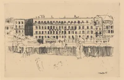 Old Hotel Royal Dieppe av Walter Richard Sickert