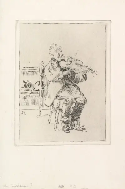Den gamle spelmännen (den lilla plåten) av Walter Richard Sickert