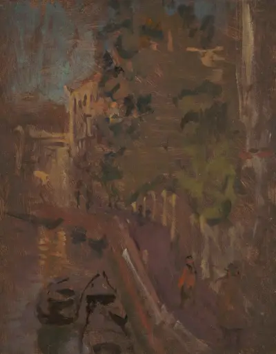 Venetiansk kanal av Walter Richard Sickert
