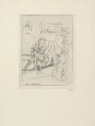 Wellington House (The Little Visitor) av Walter Richard Sickert