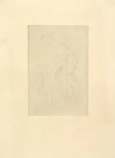 Kvinna i trappa av Walter Richard Sickert