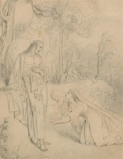 Christus erscheint Maria Magdalena von Richard Westall