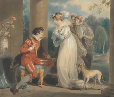 Rosebud, or the Judgement of Paris av Richard Westall