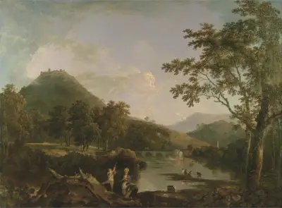 Dinas Bran from Llangollen av Richard Wilson