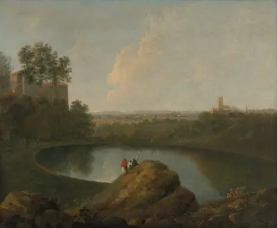 The Head of Lake Nemi av Richard Wilson