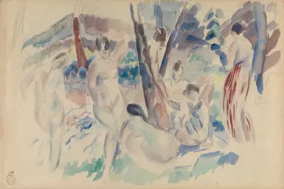 Figurer i skogen av Rik Wouters