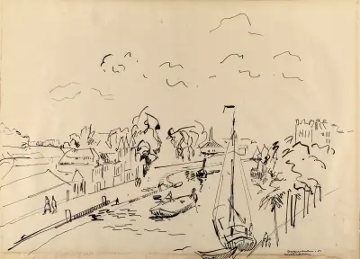 Kostverlorenvaart in Amsterdam av Rik Wouters