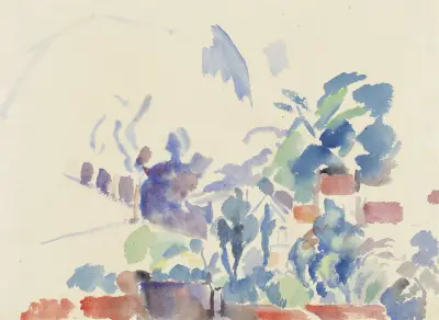 Landschap, Boitsfort av Rik Wouters