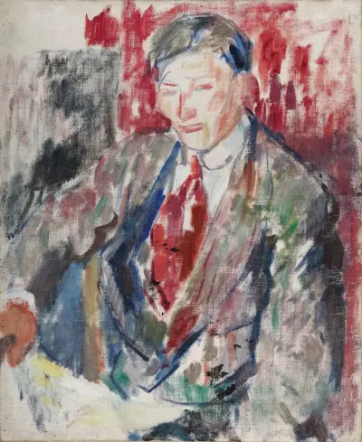 Porträtt av Karel Wouters av Rik Wouters