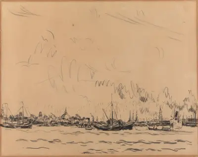 Amsterdams hamn av Rik Wouters