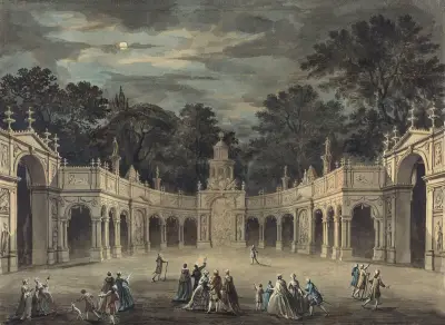 A Design for Illuminations to Celebrate the Birthday of King George III av Robert Adam