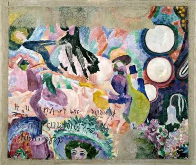 Karusell med grisar av Robert Delaunay