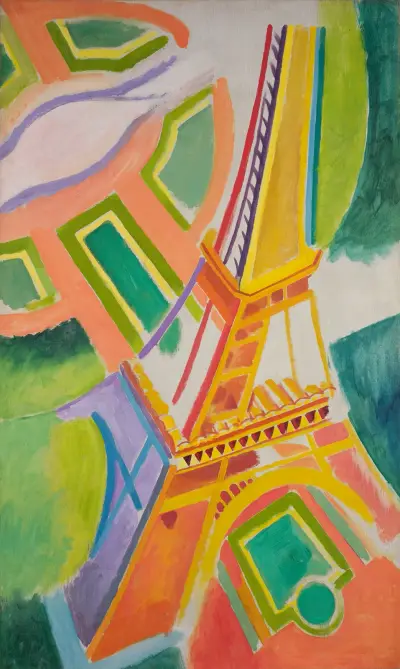 Eiffel Tower, 1924 – nr 2 av Robert Delaunay
