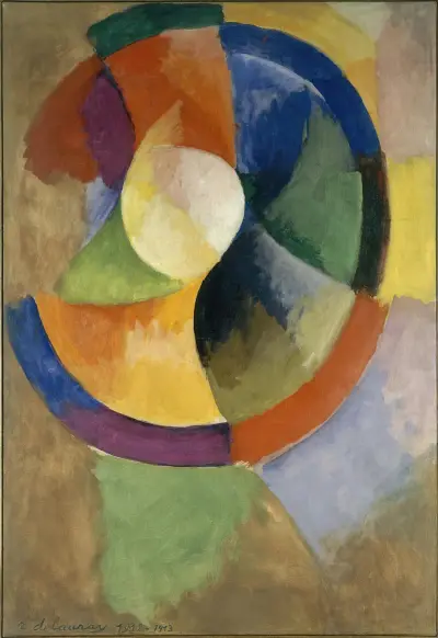 Cirkelformer, sol nr 2 av Robert Delaunay