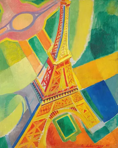 La Tour Eiffel av Robert Delaunay