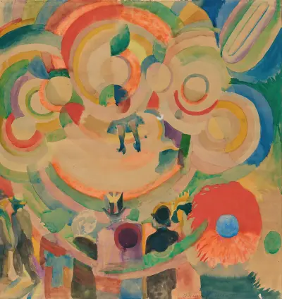 Svinmanegen av Robert Delaunay