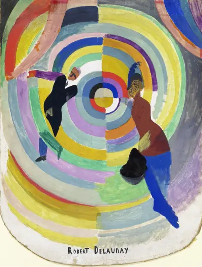 Politiskt drama av Robert Delaunay