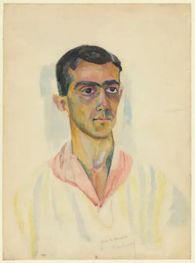 Portrait de Léonide Massine av Robert Delaunay