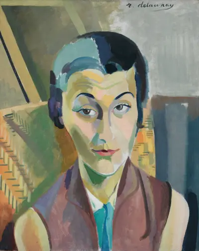 Porträtt av Maria Lani av Robert Delaunay
