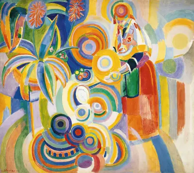 Portuguese Woman av Robert Delaunay