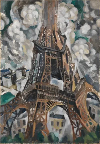 The Eiffel Tower av Robert Delaunay
