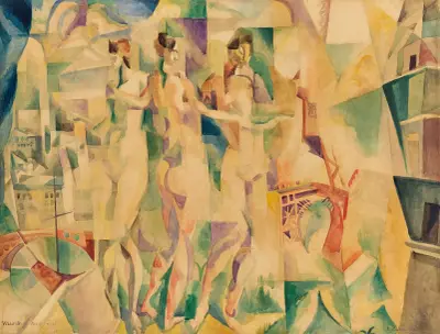 Paris stad av Robert Delaunay