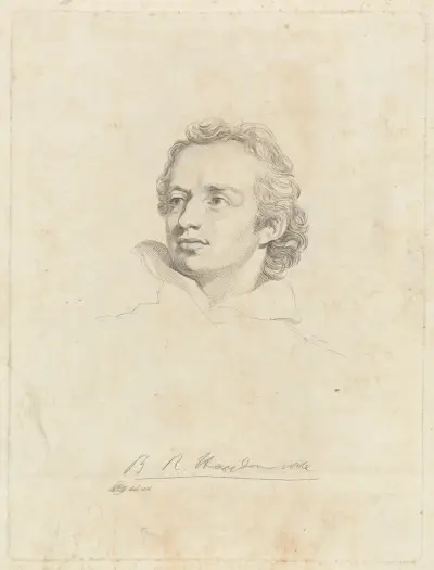 Portrait of, Benjamin Robert Haydon av Benjamin Robert Haydon