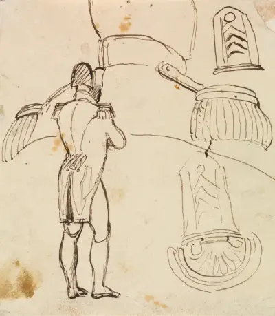 Study for Napoleon Bonaparte av Benjamin Robert Haydon
