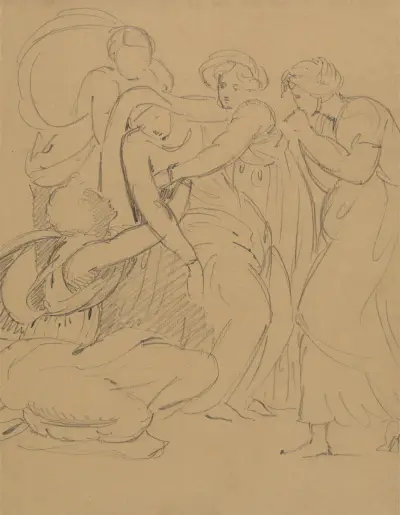 Studie einer dramatischen Szene von Benjamin Robert Haydon