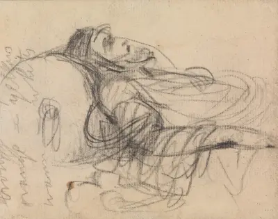 Study of a Man in Death av Benjamin Robert Haydon