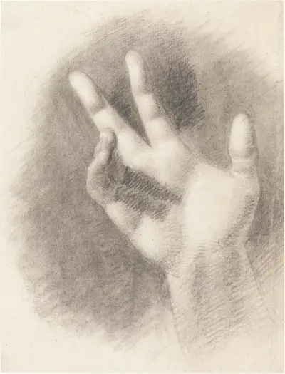 Study of a Right Hand (recto) av Benjamin Robert Haydon