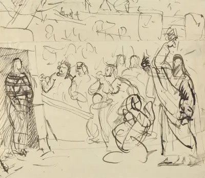 Studie zur Auferweckung des Lazarus – Nr. 1 von Benjamin Robert Haydon