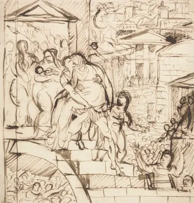 Aristides landsförvisning av Benjamin Robert Haydon