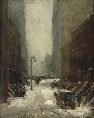 Snow in New York av Robert Henri