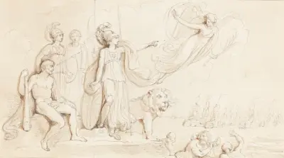 An Allegory of Britain’s Naval Might av Robert Smirke