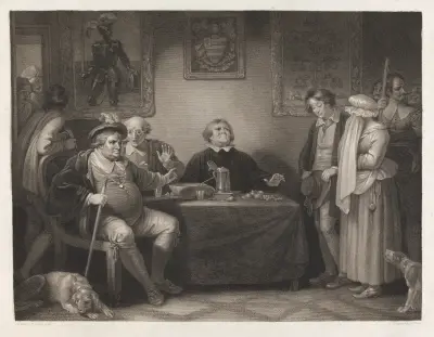 Som ni behagar; akt II, scen VII; Mannens sju åldrar (femte åldern) av Robert Smirke