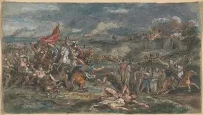 Stridsscen av Robert Smirke