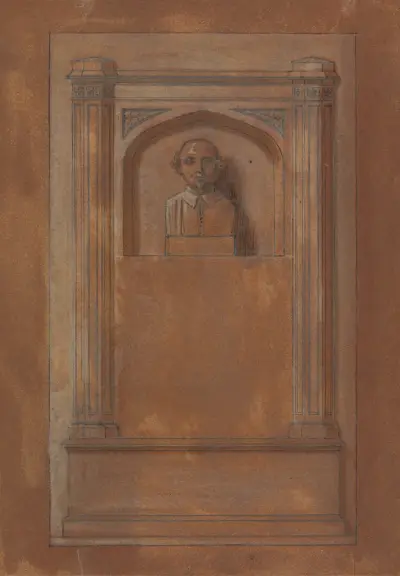 Byst av Shakespeare av Robert Smirke