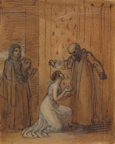 Capulet vid sin dotters Juliet av Robert Smirke